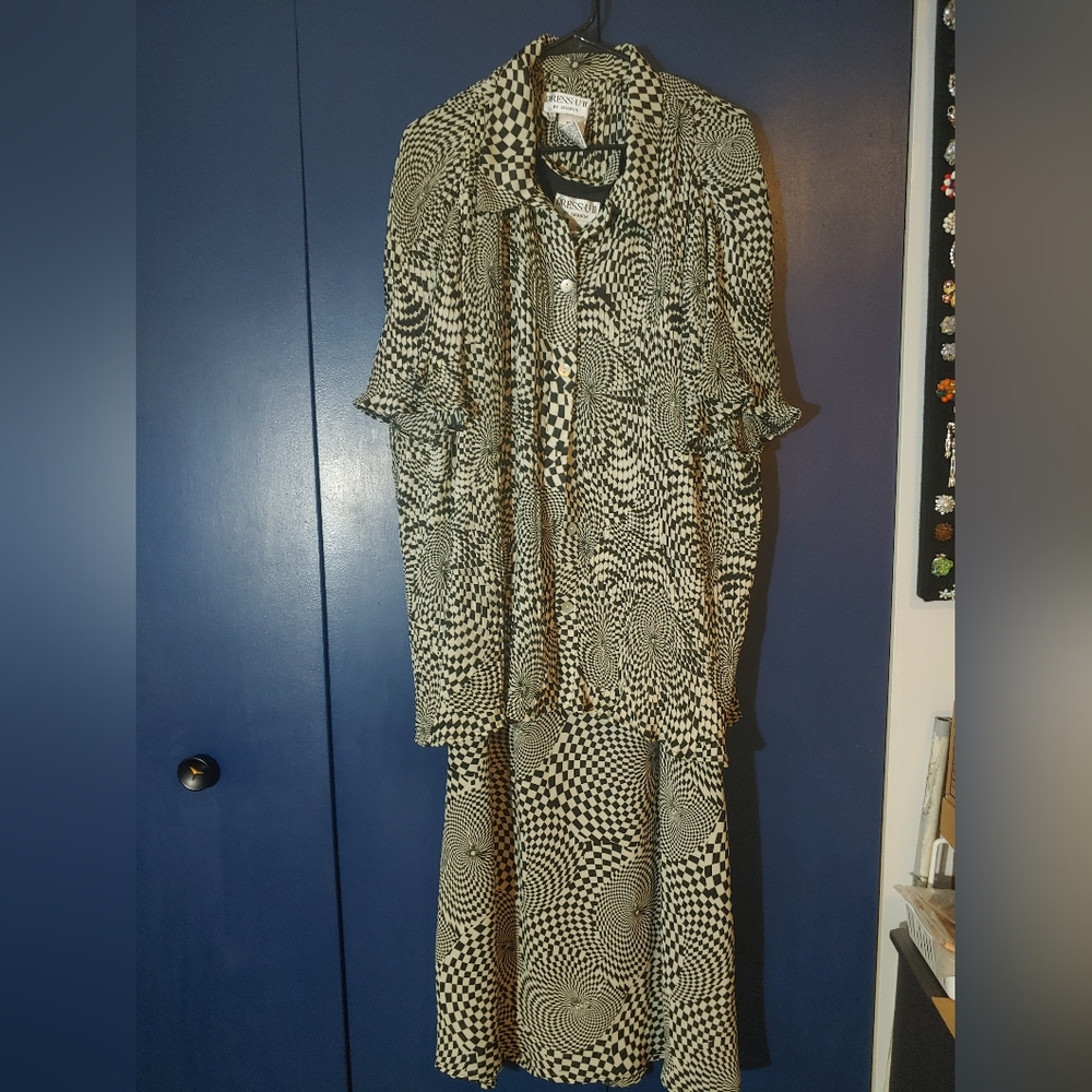 Vintage 2 Piece Dress